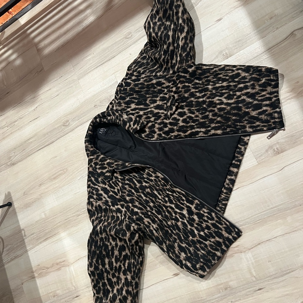 Boohoo Mens Black and Brown Teddy Jacket